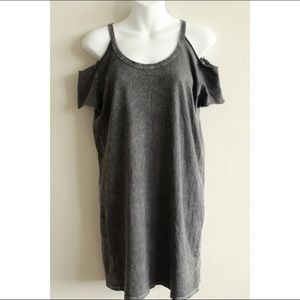 Charlotte Russe Cold Shoulder T-Shirt Dress